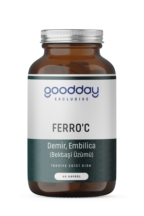 goodday - Goodday Ferro C 17 Mg 60 Kapsül Takviye Edici Gıda