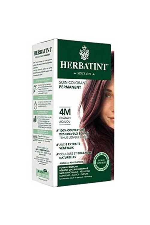 Herbatint Kalıcı Bitkisel Saç Bakım Boyası - 4m Ch