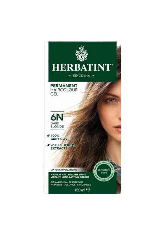Herbatint - Herbatint Kalıcı Bitkisel Saç Bakım Boyası - 6n Da