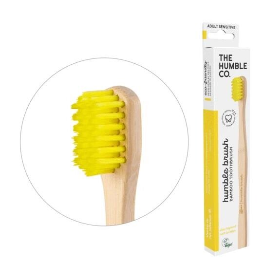 Humble Brush Yetişkin Hassas Sarı Diş Fırçası
