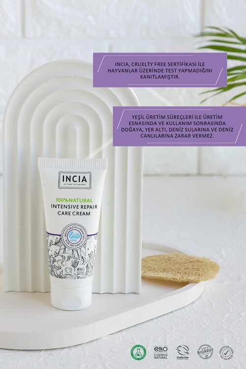 Incia %100 Doğal Onarıcı Bakım Kremi 50ml