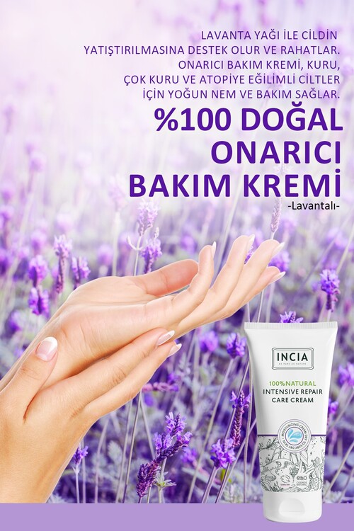 Incia %100 Doğal Onarıcı Bakım Kremi 50ml