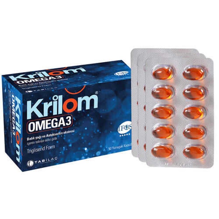 TAB İlaç - Krilom omega-3 50 kapsül