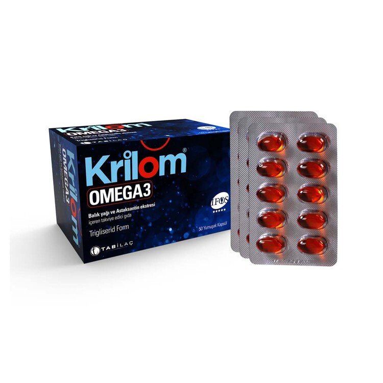 Krilom omega-3 50 kapsül
