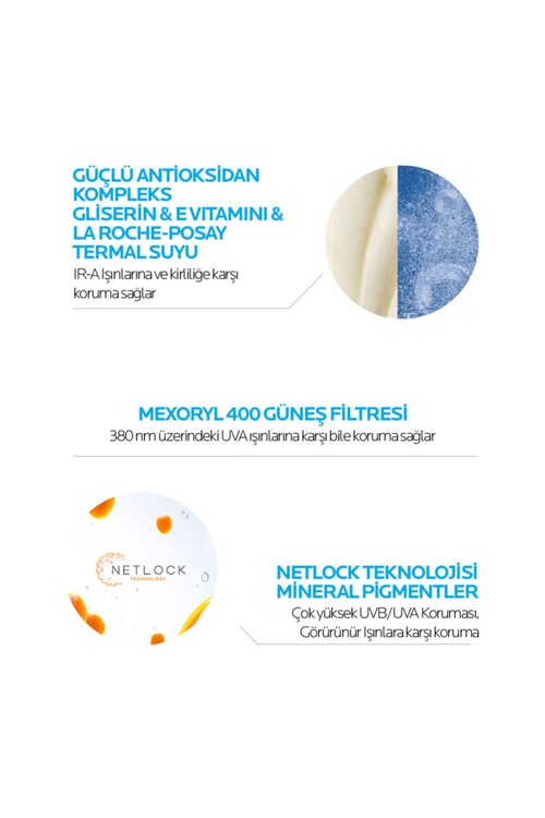 La Roche-Posay Anthelios UVmune400 Invisible Fluid Tinted SPF50+ Güneş Kremi Tüm Cilt Tipleri İçin 50 ml