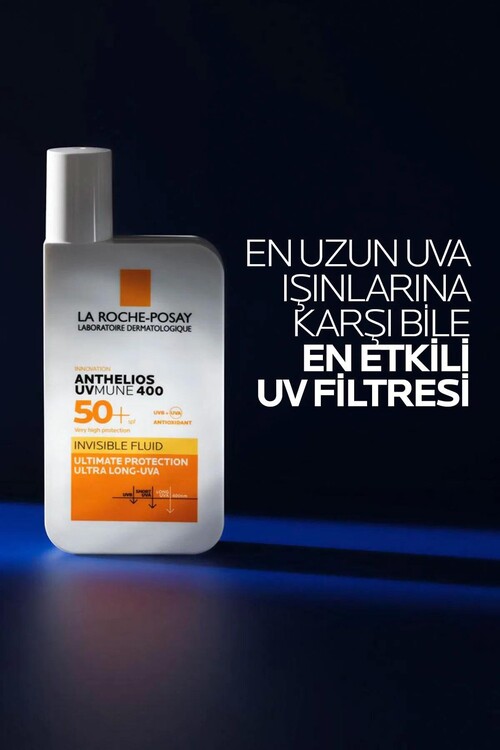 La Roche-Posay Anthelios UVMune 400 Invisible Fluid SPF 50+ Yüz Güneş Kremi