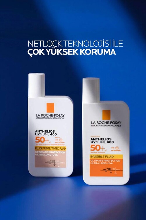 La Roche-Posay Anthelios UVMune 400 Invisible Fluid SPF 50+ Yüz Güneş Kremi