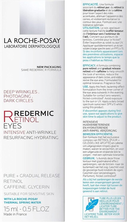 La Roche Posay Redermic R Retinol İçerikli Yaşlanma Karşıtı Göz Çevresi Bakım Kremi 15 ml