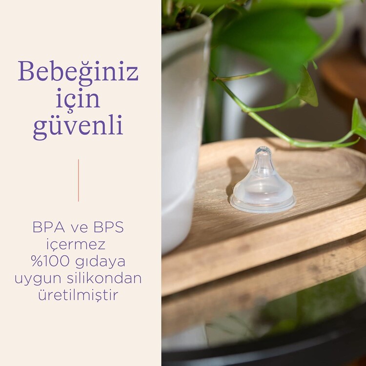 Lansinoh Natural Wave Biberon Emziği - Orta Akış