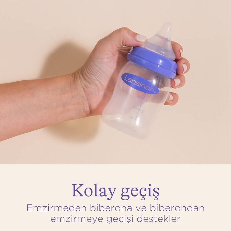 Lansinoh Natural Wave Biberon Emziği - Orta Akış