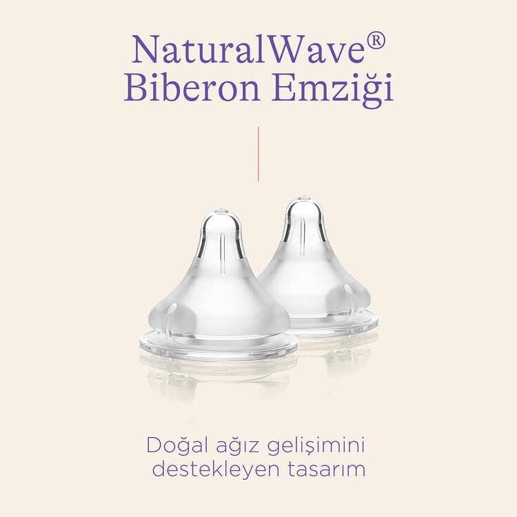 Lansinoh Natural Wave Biberon Emziği - Orta Akış