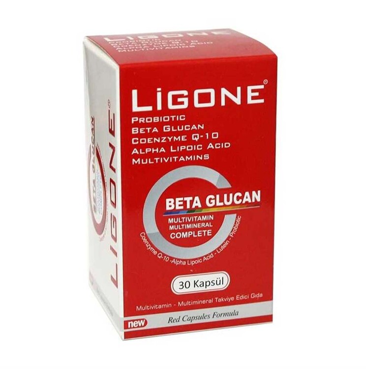 Ligone - Ligone Beta Glucan Probiotic Multivitamin 30 Kapsü