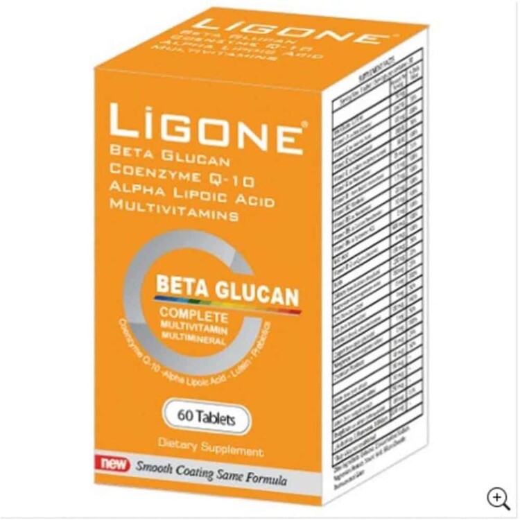 Ligone - Ligone Beta Glucan Probiotic Multivitamin 60 Table