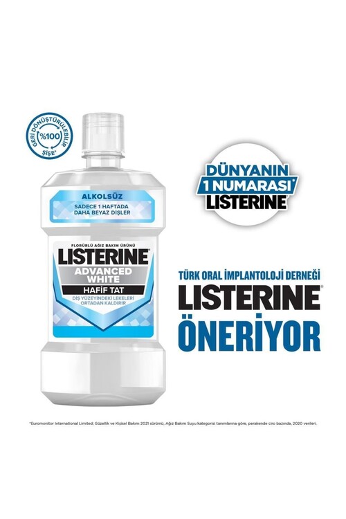 Listerine Advanced White 1000ml