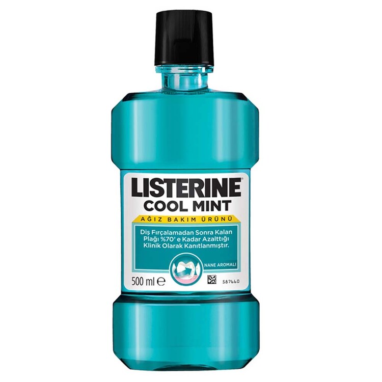 Listerine - Listerine Cool Mint 500 ml, Ağız Gargara / Bakım S