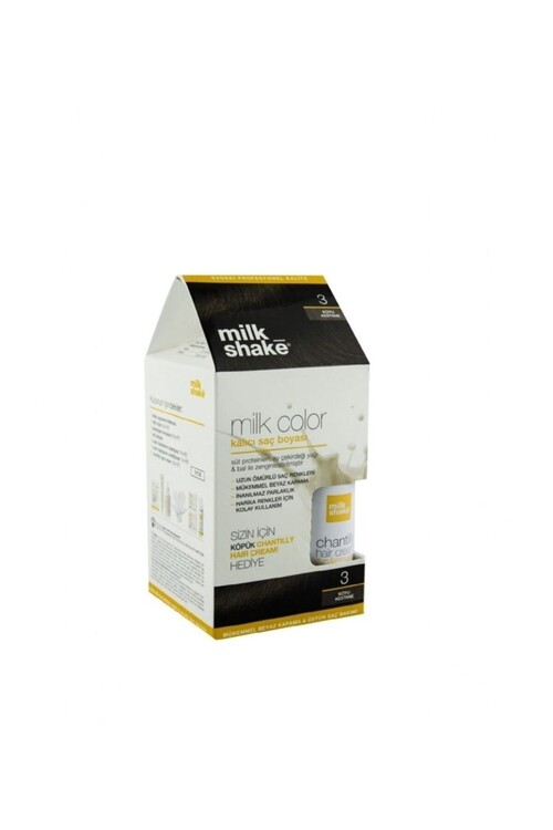 Milkshake - Milk_Shake 3 Koyu Kestane + Hair Cream 50ml Set