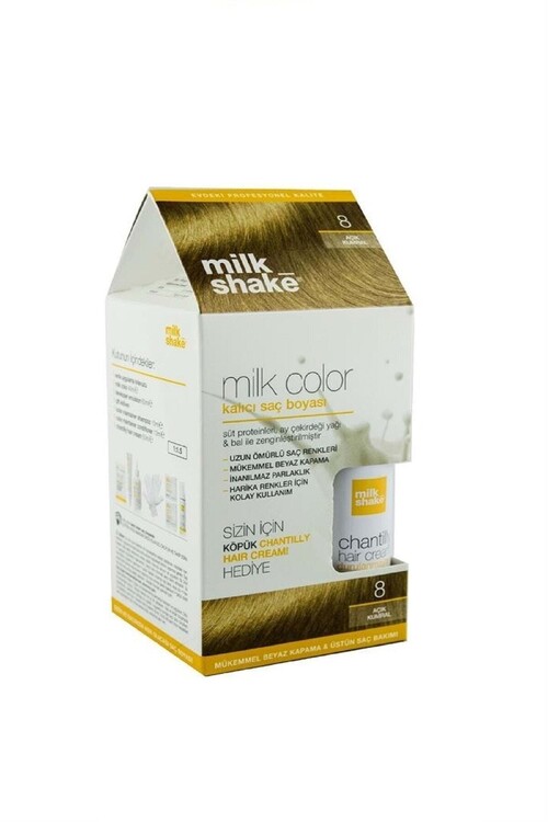 Milk_Shake Set Boya Açık Kumral - 8 Köpük 