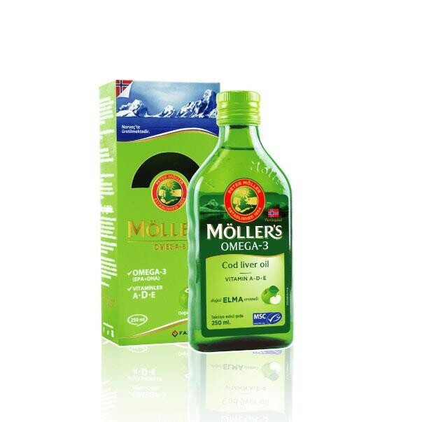 Moller′s - Möllers Omega-3 - Balık Yağı Sıvı Formu 250 ml - E