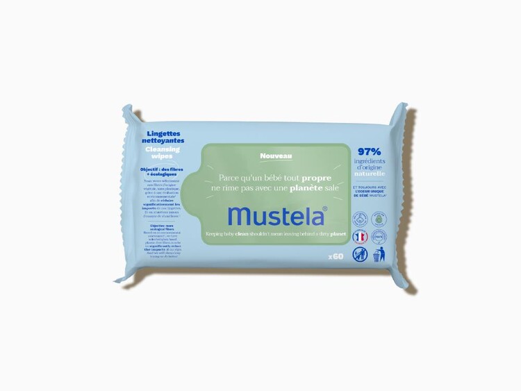 Mustela - Mustela Avocado Cleansing Wipes 60 Adet