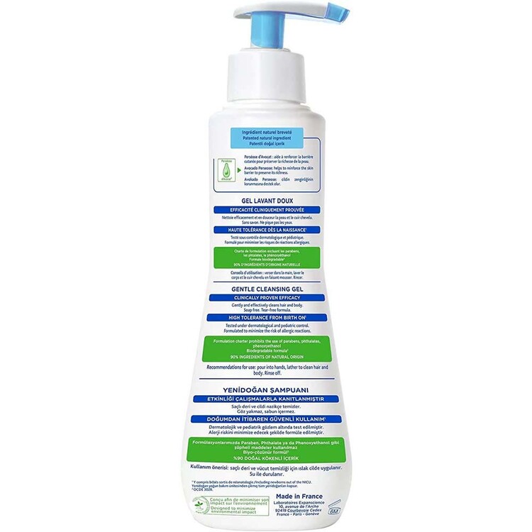 Mustela Gentle Cleansing Gel Yenidoğan Şampuanı 500 ml