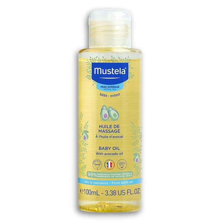 Mustela - Mustela Avokado Yağı İçeren Bebek Masaj Yağı 100 ml