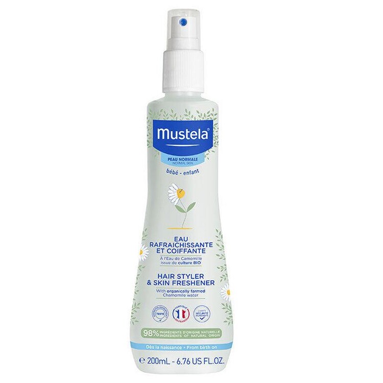 Mustela - Mustela Organik Papatya Suyu ile Canlandırıcı ve Şekillendirici Sprey 200 ml