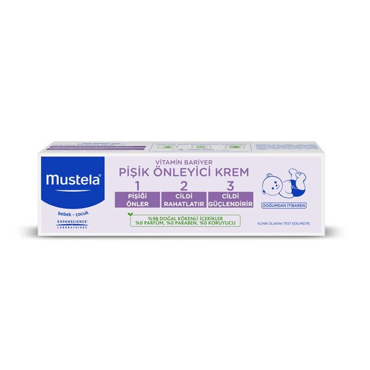 Mustela Vitamin Barrier Pişik Kremi 1 2 3 50ml