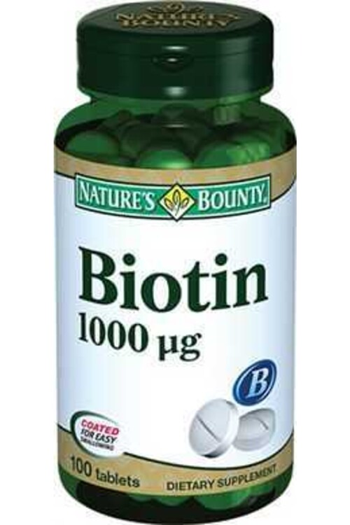Natures Bounty - Natures Bounty Biotin 1000 Mg 100 Tablet