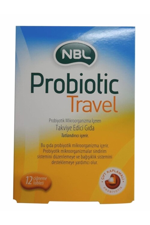 NBL - Nbl Probiotic Travel 12 Çiğneme Tableti