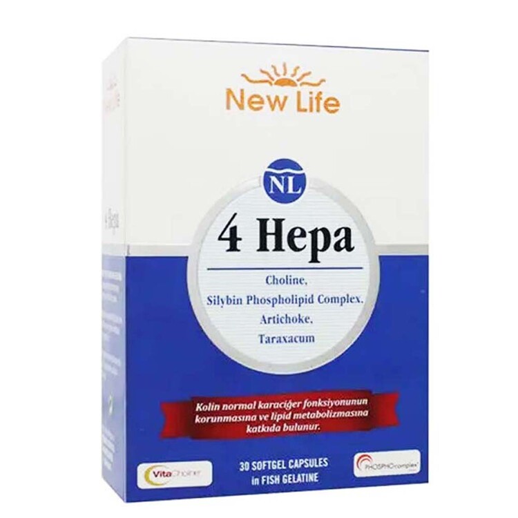 New Life - New Life 4 Hepa 30 Softgel