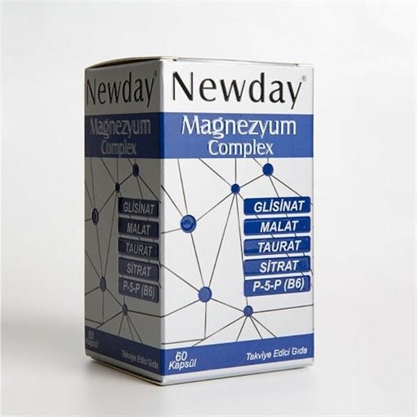 Newday Magnezyum Complex 60 Kapsül