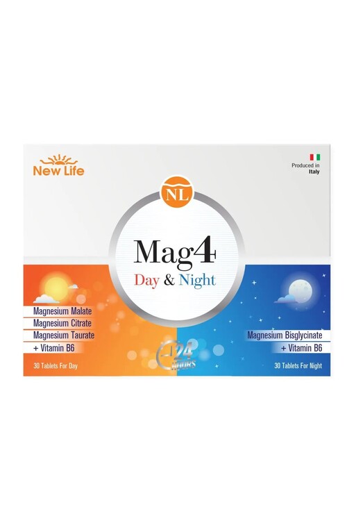 New Life - Newlife Mag4 Day & Night Magnezyum 60 Tablet Sitra