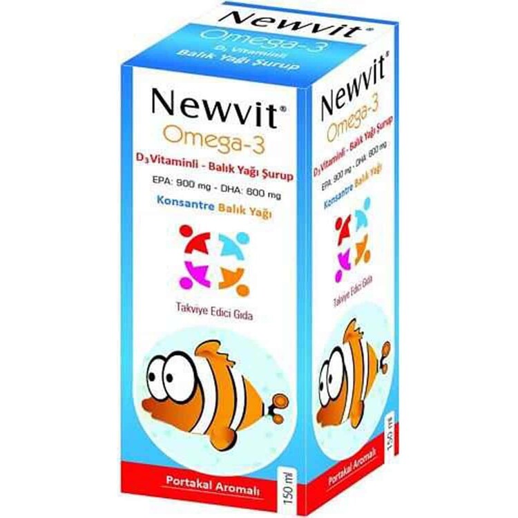 Newvit - Newvit Omega 3 Şurup 150 ml