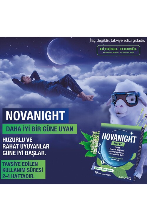 Novanight Phyto 30 Tablet Valerin Bitkisi Ve Lavan
