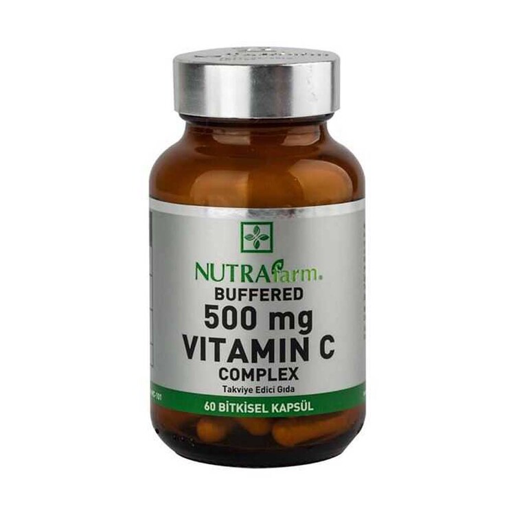 Nutrafarm - Nutrafarm Vitamin C Complex 500mg 60 Kapsül