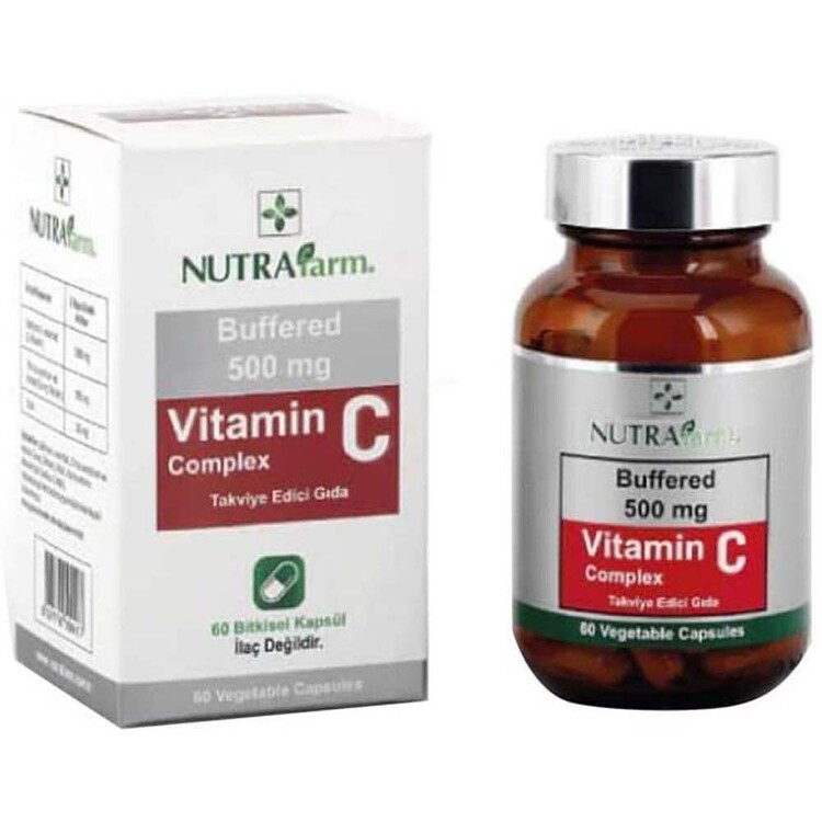 Nutrafarm Vitamin C Complex 500mg 60 Kapsül