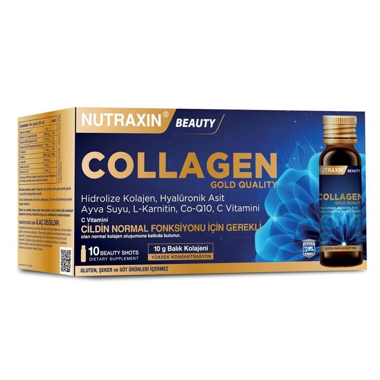 Nutraxin - Nutraxin Gold Collagen 10x50 ml Kolajen İçeren Tak