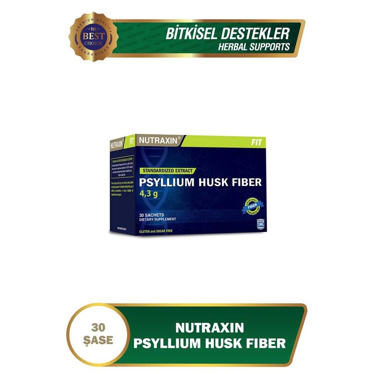 Nutraxin Psyllium Husk Fiber 4 g x 30 Saşe