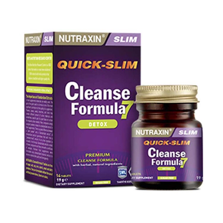 Nutraxin - Nutraxin Quick Slim Cleanse Formula 7 14 Tablet Qs