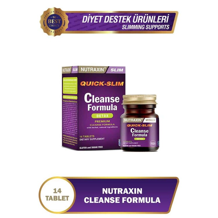 Nutraxin Quick Slim Cleanse Formula 7 14 Tablet Qs