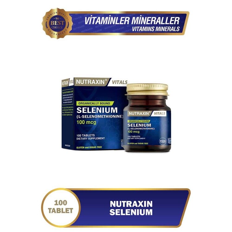 Nutraxin - Nutraxin Selenium 100 mcg 100 Tablet