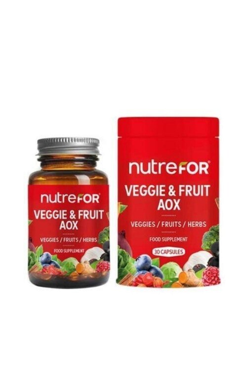 Nutrefor - Nutrefor Veggie Fruit Aox 30 Kapsül