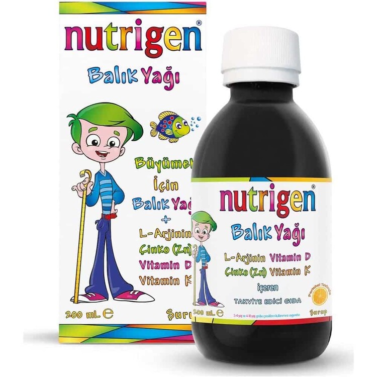 Nutrigen - Nutrigen Balık Yağı Şurubu 200 ml