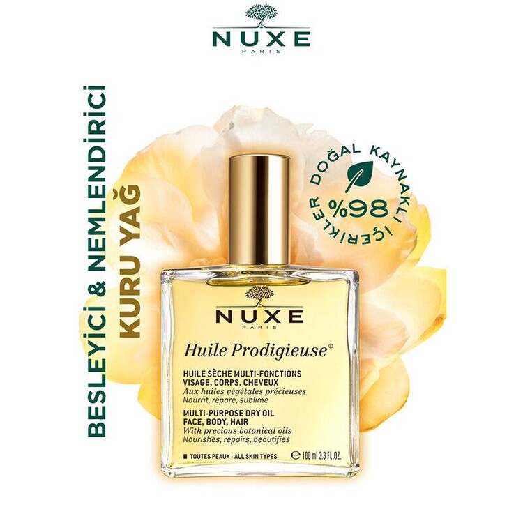 Nuxe Huile Prodigieuse Çok Amaçlı Kuru Yağ 100 ml