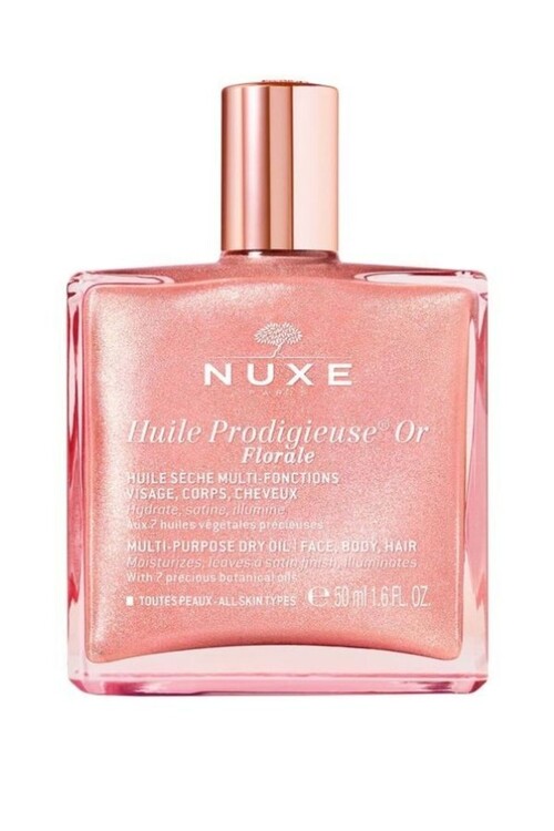 Nuxe - Nuxe Huile Prodigieuse OR Pembe Parıltılı Çiçeksi Çok Amaçlı Kuru Yağ 50 ml