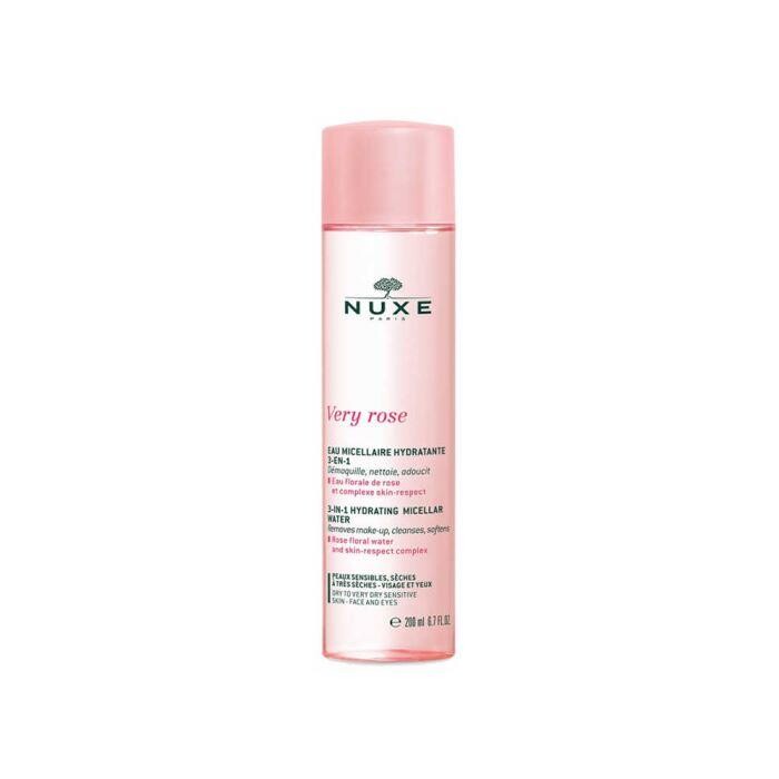 Nuxe - Nuxe Very Rose 3 in 1 Nemlendirici Temizleme Suyu 