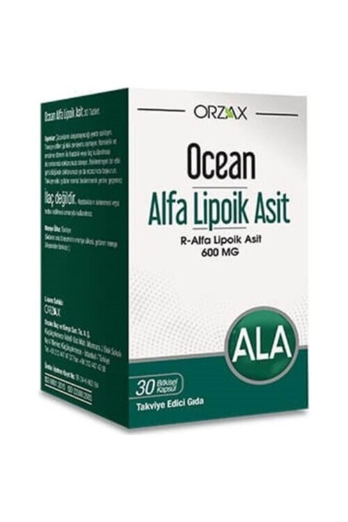 Ocean - Ocean Alfa Lipoik Asit 600 Mg 30 Kapsül 
