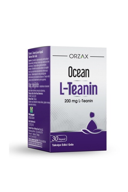 Ocean L-teanin ( 200 Mg L-theainine) 30 Kapsül