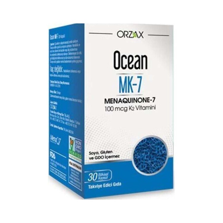 Ocean - Ocean MK-7 100 mcg Vitamin K2 30 Kapsül