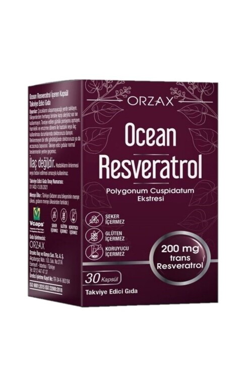 Ocean Resveratrol 200 Mg 30 Kapsül
